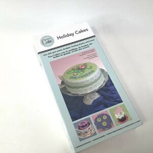 NEW Cricut Holiday Cakes Cartridge For Cricut Cake Use W Gum Paste Fondant Sheet